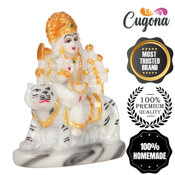 Resin_Maa_Durga_Sherawali_Murti_Statue_Sculpture_Idol_Pooja__4_Inch_Marble_Dust_Durga_Idol_|_Sherawali_MATA_Murti_for_Home_Temple,_Car_Dashboard_&_Gifting_Durga_ji_ki_murti._Durga_Statue.