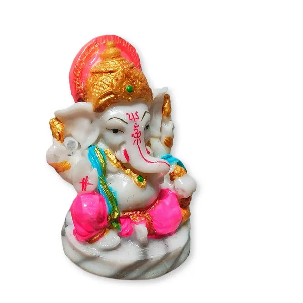 Ganesh_Idol_for_Home_Decor_4-inch_Polyresin_Ganesha_Murti_for_Pooja,_Ganesh_Idol_Marble_dust__Ganpati_Statue,_Ganesh_Ji_murti_for_Good_Fortune_Ganesha_Murti