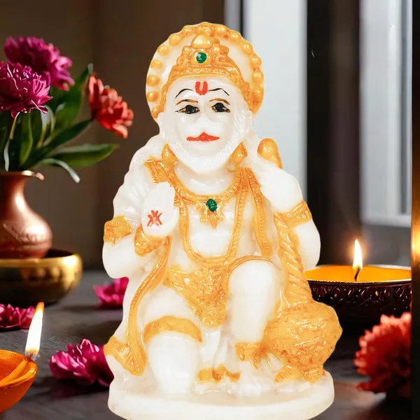 Hanuman_Idol_for_Home_Pooja_-_Marble_DUST|_Blessing_with_Gada_|_4Inch_Hanuman_Ji_Murti_for_Home,_Temple_&_Car_Decor_|_Bajrangbali_Sankat_Mochan_Statue_Hanuman_murti
