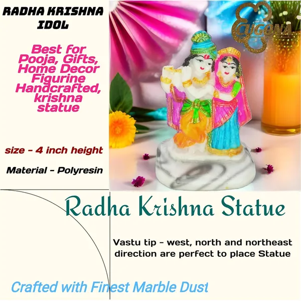 Radha_Krishna_Murti-_Pooja_Mandir_4inch_Vibrant_Multicolor_Figurine_for_Home_Décor,_shri_radhe_krishna_idol_for_gift-_radha_Krishna_statue_marble_dust_krishna_,_Radha_Krishna_Murti_Cultured_Marble.