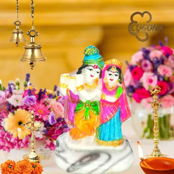 Radha_Krishna_Murti-_Pooja_Mandir_4inch_Vibrant_Multicolor_Figurine_for_Home_Décor,_shri_radhe_krishna_idol_for_gift-_radha_Krishna_statue_marble_dust_krishna_,_Radha_Krishna_Murti_Cultured_Marble.