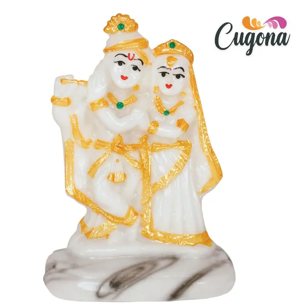 Radha_Krishna_Murti_for_Home_Pooja_4inch_Multicolor_Figurine_for_Home_Décor,_Radha_Krishna_Idol_for_Gift-_Radha_Krishna_Statue_Marble_dust_Krishna_Radha_ki_murti_radhe_krishn_Marble_Statue