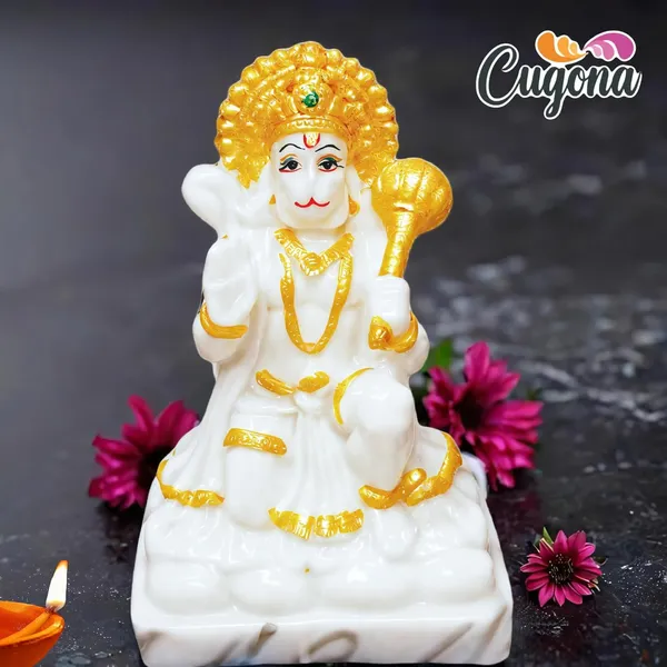 Hanuman_Idol_for_Home_|_Blessing_with_Gada_|_5.5_Inch_Hanuman_Ji_Murti_for_Home,_Temple_&_Car_|_Bajrangbali_Sankat_Mochan_Statue