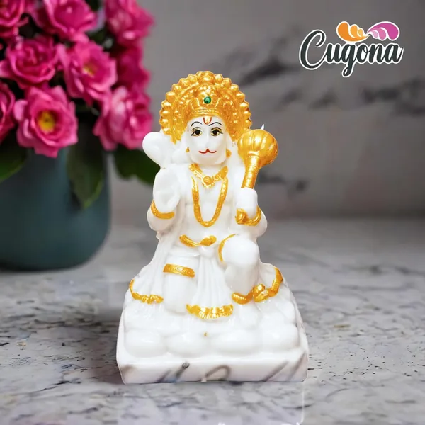 Hanuman_Idol_for_Home_|_Blessing_with_Gada_|_5.5_Inch_Hanuman_Ji_Murti_for_Home,_Temple_&_Car_|_Bajrangbali_Sankat_Mochan_Statue
