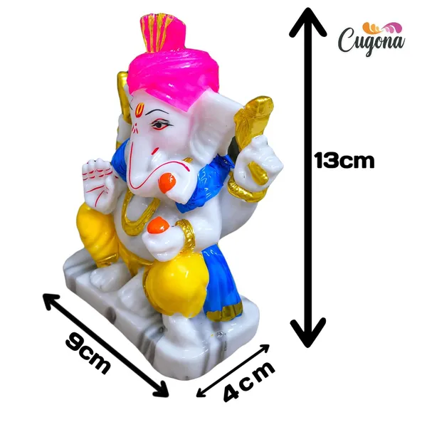 Ganesh_Idol_for_Home_5-inch_Polyresin_Ganesha_Murti_for_Pooja,_Ganesh_Idol_Marble_dust__White_&_Golden_Ganpati_Statue,_Ganesh_Ji_murti_for_Good_Fortune