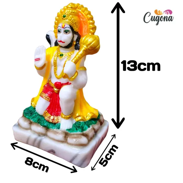 Hanuman_Idol_for_Home_|_Blessing_with_Gada_|_5_Inch_Hanuman_Ji_Murti_for_Home_Pooja,_Temple_&_Car_|_Bajrangbali_Sankat_Mochan_Statue_Hanuman_murti_Marble_dust