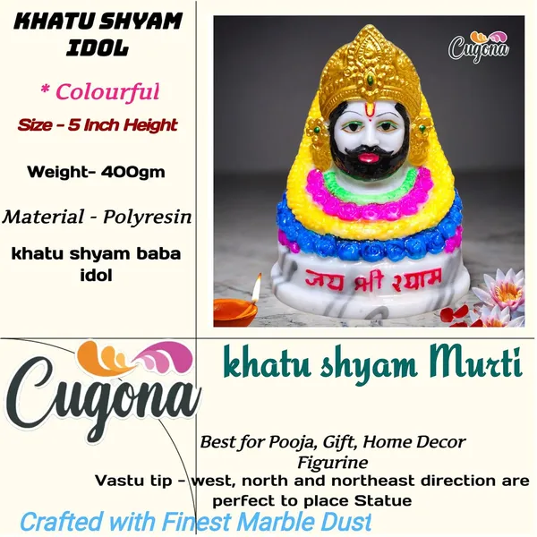 Khatu_Shyam_Ji_Murti-5INCH__Spiritual_Polyresin_Idol_for_Mandir,_Car_Dashboard_&_Home_Décor_|_Khatu_Baba_Statue_khatu_Shyam_Idol