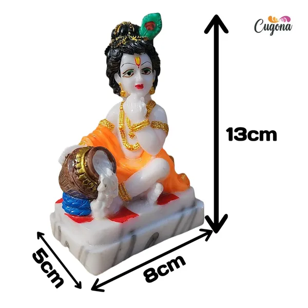 Krishna_Idol_for_Home_-_5_Inch_Polyresin_Makhan_Chor_Figurine_|_Bal_Krishna_Murti_for_Home_Temple,_Pooja_Room_&_Décor