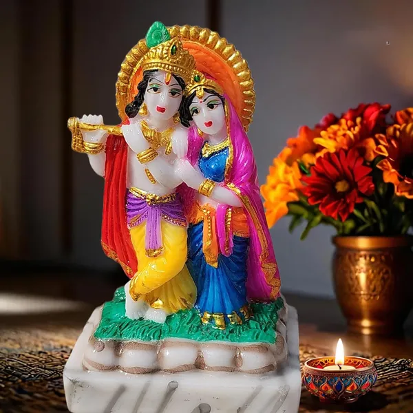 Radha_Krishna_Murti-_Pooja_Mandir_5inch_Vibrant_Multicolor_Figurine_for_Home_Décor,_Radha_Krishna_Idol_for_Gift-_Radha_Krishna_Statue_Marble_dust
