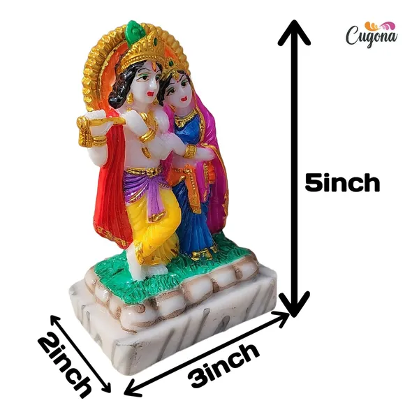 Radha_Krishna_Murti-_Pooja_Mandir_5inch_Vibrant_Multicolor_Figurine_for_Home_Décor,_Radha_Krishna_Idol_for_Gift-_Radha_Krishna_Statue_Marble_dust