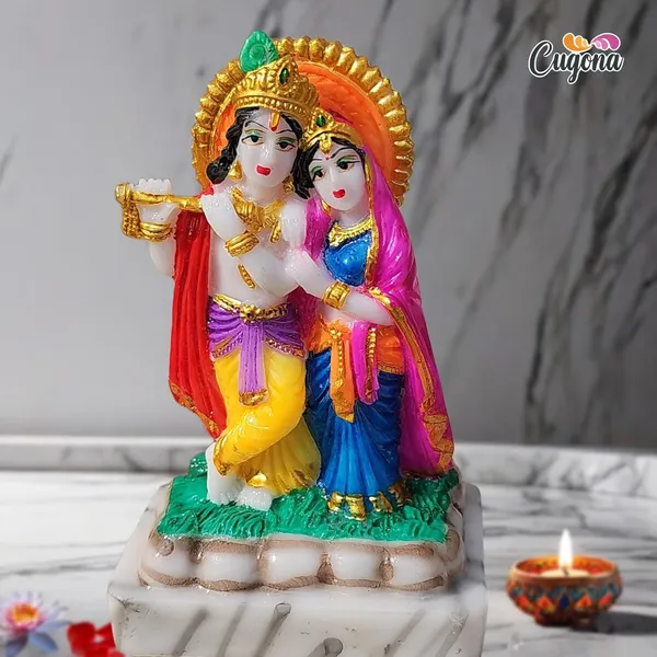 Radha_Krishna_Murti-_Pooja_Mandir_5inch_Vibrant_Multicolor_Figurine_for_Home_Décor,_Radha_Krishna_Idol_for_Gift-_Radha_Krishna_Statue_Marble_dust