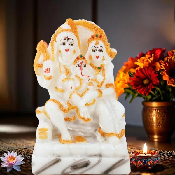Shiv_Parivar_Idol_Home_Pooja_-_5_Inch_Marble_Polyresin_|_Lord_Shiva,_Parvati,_Ganesha_&_Kartikeya_Murti,_Decor,_and_Gifting_Shiv_Parivar_Murti,_Home_Pooja,_shiv_parivar_statue_-Office_Decor_Statue