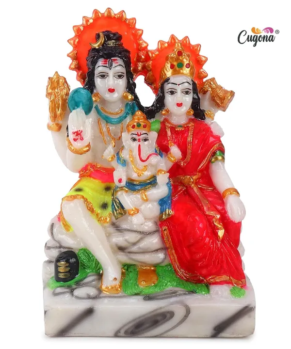Shiv_Parivar_Idol_Home_Pooja_-_7_Inch_Marble_Polyresin_|_Lord_Shiva,_Parvati,_Ganesha_&_Kartikeya_Murti,_Decor,_and_Gifting_Shiv_Parivar_Murti,_Home_Pooja,_shiv_parivar_statue-_office_Decor_Statue
