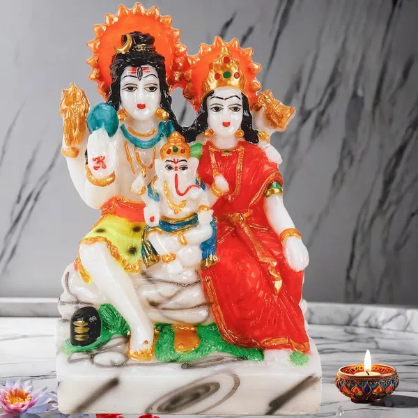 Shiv_Parivar_Idol_Home_Pooja_-_7_Inch_Marble_Polyresin_|_Lord_Shiva,_Parvati,_Ganesha_&_Kartikeya_Murti,_Decor,_and_Gifting_Shiv_Parivar_Murti,_Home_Pooja,_shiv_parivar_statue-_office_Decor_Statue