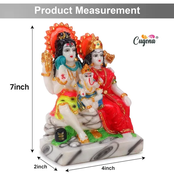 Shiv_Parivar_Idol_Home_Pooja_-_7_Inch_Marble_Polyresin_|_Lord_Shiva,_Parvati,_Ganesha_&_Kartikeya_Murti,_Decor,_and_Gifting_Shiv_Parivar_Murti,_Home_Pooja,_shiv_parivar_statue-_office_Decor_Statue