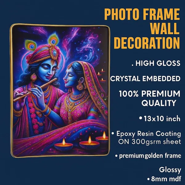 Radha_krishna_photo_frame_crystal_13x10_inch_with_golden_border-_Radha_Krishna_Crystal_Photo_Frame_-_Radha_Krishna_Crystal_Photo_Frame-_epoxy_resin_Coated_|_Luxury_wall_Frame_Radha_photo_Frame_radha_krishna_painting_for_wall_decoration