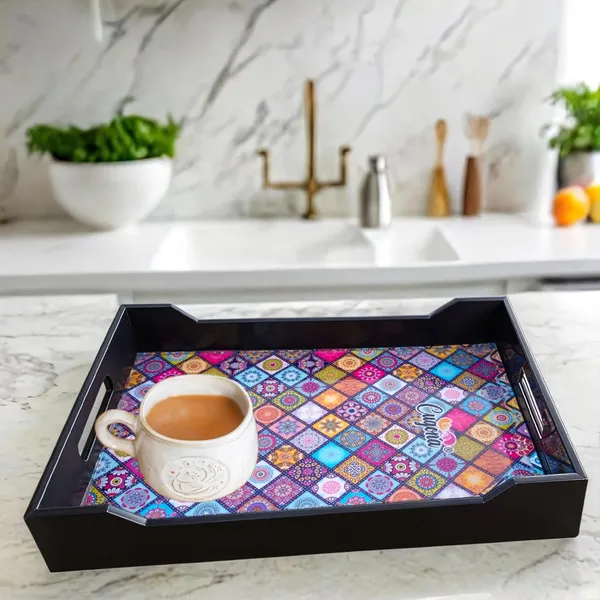 Glossy_Wooden_Serving_Tray_with_Epoxy_Resin_Coating,_14x10x2_Inches,_Engineered_Wood,_Enamel_Deco-Painted_Sides__Multipurpose_Tray_for_Serving,_Decoration,_Kitchen_Organizer