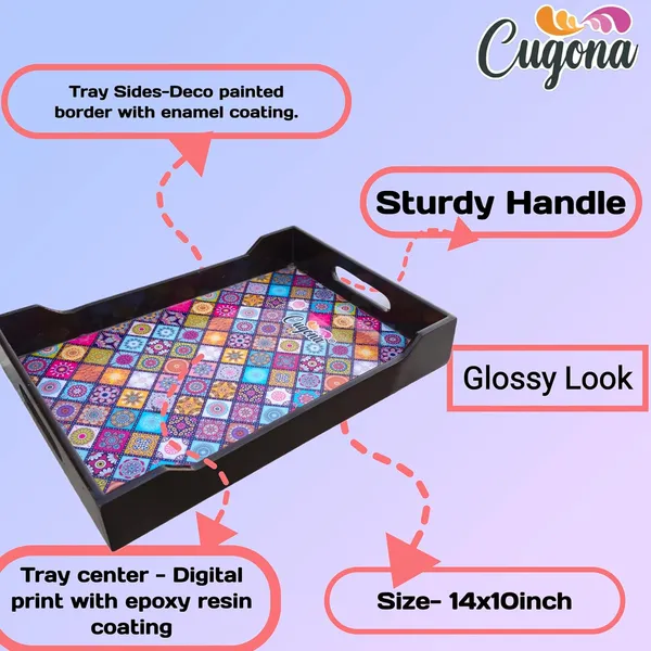 Glossy_Wooden_Serving_Tray_with_Epoxy_Resin_Coating,_14x10x2_Inches,_Engineered_Wood,_Enamel_Deco-Painted_Sides__Multipurpose_Tray_for_Serving,_Decoration,_Kitchen_Organizer