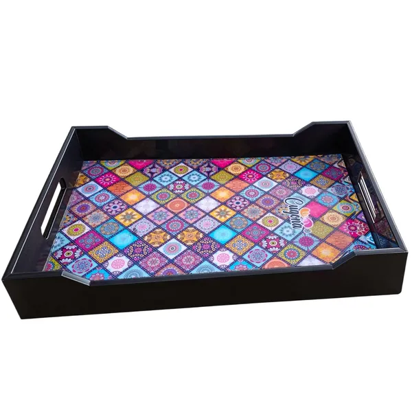Glossy_Wooden_Serving_Tray_with_Epoxy_Resin_Coating,_14x10x2_Inches,_Engineered_Wood,_Enamel_Deco-Painted_Sides__Multipurpose_Tray_for_Serving,_Decoration,_Kitchen_Organizer