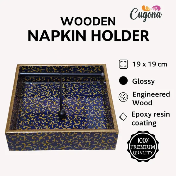 Wooden_Napkin_Holder_for_Dining_Table__19x19x5_Inch_Square_Tissue_Holder_with_Epoxy_Resin_Coating,_Glossy_Finish__Decorative_Tissue_Stand_for_Kitchen,_Dining,_and_Serving_(Nap_Golden_Floral)