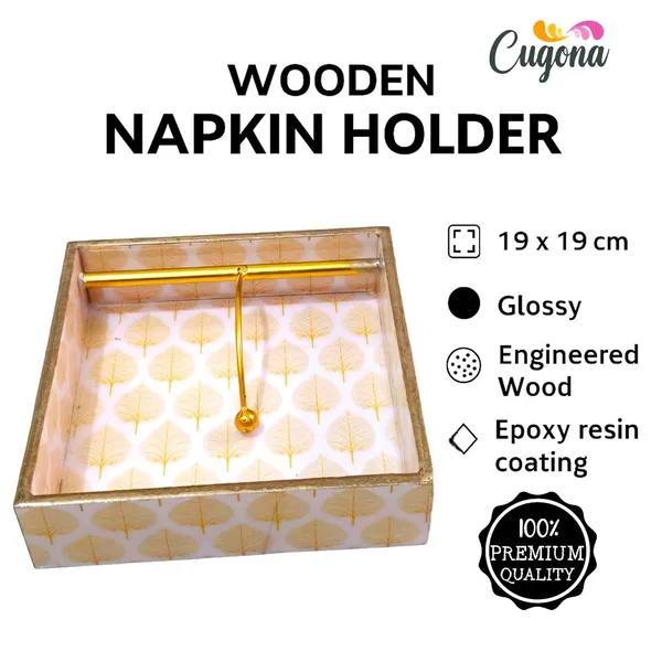 Wooden_Napkin_Holder_for_Dining_Table__19x19x5_Inch_Square_Tissue_Holder_with_Epoxy_Resin_Coating,_Glossy_Finish__Decorative_Tissue_Stand_for_Kitchen,_Dining,_and_Serving_(Napgoldenleaf)