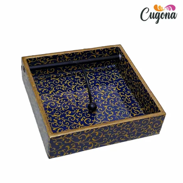 Wooden_Napkin_Holder_for_Dining_Table__19x19x5_Inch_Square_Tissue_Holder_with_Epoxy_Resin_Coating,_Glossy_Finish__Decorative_Tissue_Stand_for_Kitchen,_Dining,_and_Serving_(Napgoldenleaf)