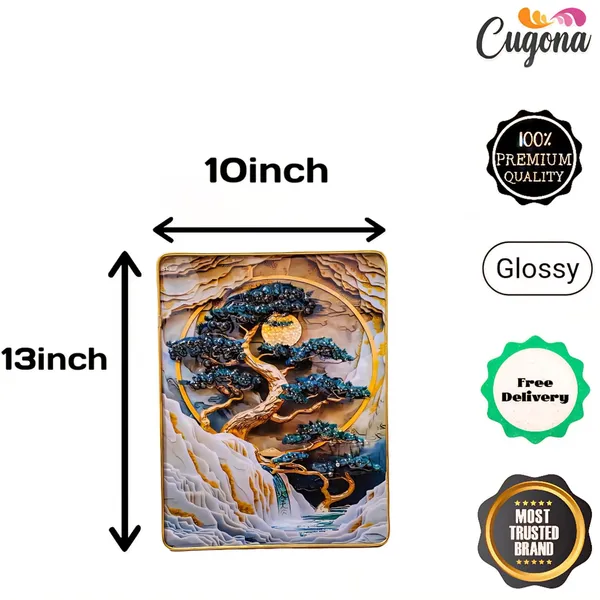 3D_Golden_Moon_Tree_Wall_Painting_Wall_photo_frame_crystal_13x10_inch_with_golden_border-_Luxury_Resin_Wall_Decor_-_wall_decor_Photo_frames
