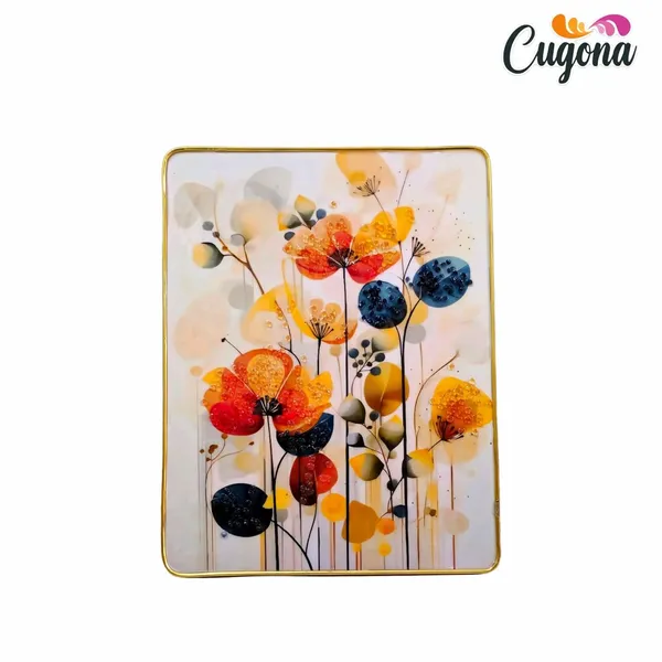 Colourfull_Flower_Scenery_Wall_photo_frame_crystal_13x10_inch_with_golden_border-_Luxury_epoxy_Resin_coated_|_Painting_for_Wall_Decor_|_photo_frame_for_living_room_|_3D_Resin_Flower_Painting