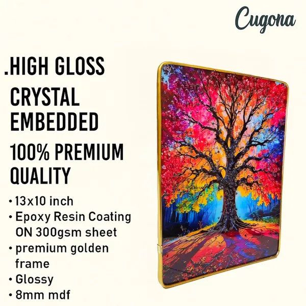 Colour_full_tree_wall_photo_frame_crystal_13x10_inch_with_golden_border-_Luxury_epoxy_resin_Coated_|_Tree_Wall_Decor_photo_Frame_-_modern_art_for_living_room_|_big_size_painting_for_Wall_decoration_|_scenery_tree_for_home_Wall_Decor