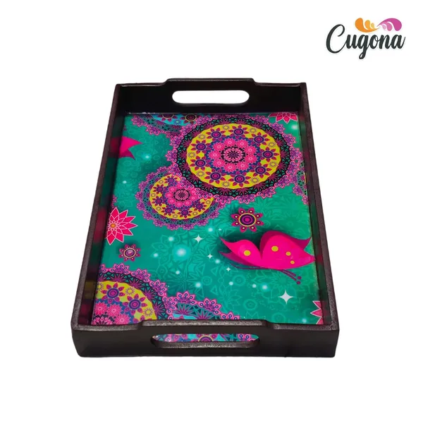 Wooden_Serving_Tray_for_Kitchen_with_Epoxy_Resin_Coating_-_12x8_Inch_Rectangular_Tray,_Lightweight_&_Multipurpose_for_Serving,_Organizing_|_Wooden_Tray_for_Serving_(Pink_Rangoli)