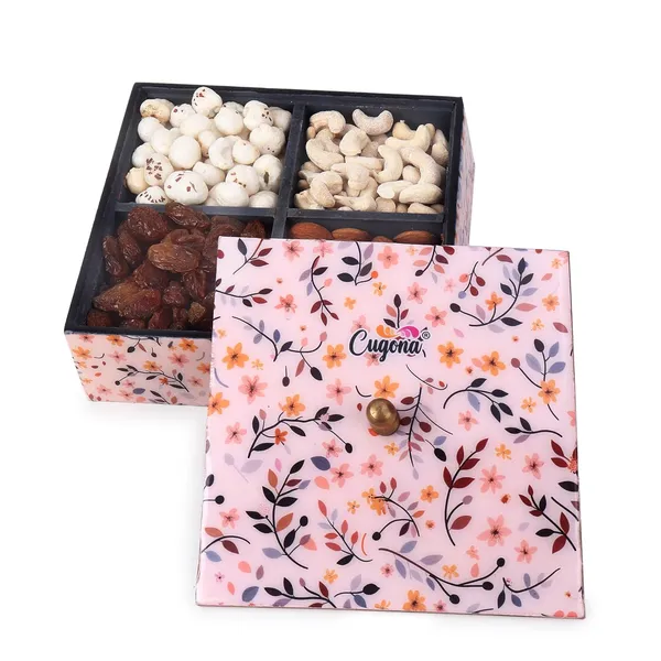Wooden_Dry_Fruit_box_Container_Set_With_Lid_7x7_inch_Serving_Set_with_4_Section_|wooden_DryFuit_box_I_Gifting_Set_Multipurpose_wooden_Storage_Tray_for_Nuts,_Snacks,_Spices_epoxy_resin_coating