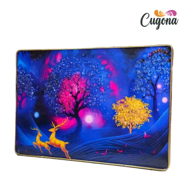 3D_golden_Deer_with_swan_Photo_Frame_Crystal_Stone_for_Wall_Decoration_with_golden_border-_epoxy_resin_Coated
