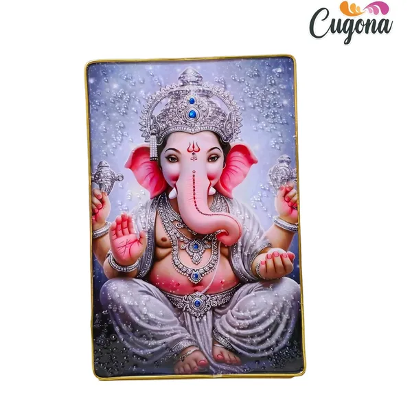 Ganesh_Crystal_Photo_Frame__12x18_Inch_Wall_Art_with_Golden_Frame_&_Epoxy_Resin_Coating_for_Home,_Office_&_Hotels_(Vinayaka_Painting)
