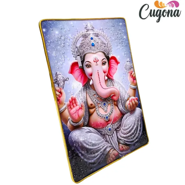 Ganesh_Crystal_Photo_Frame__12x18_Inch_Wall_Art_with_Golden_Frame_&_Epoxy_Resin_Coating_for_Home,_Office_&_Hotels_(Vinayaka_Painting)