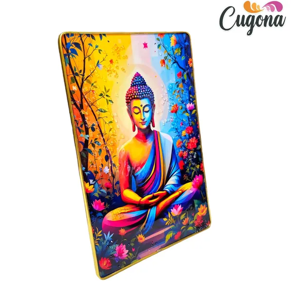 Buddha_Crystal_Photo_Frame__12x18_Inch_Wall_Art_with_Golden_Frame_&_Epoxy_Resin_Coating_for_Home,_Office_&_Study_Room