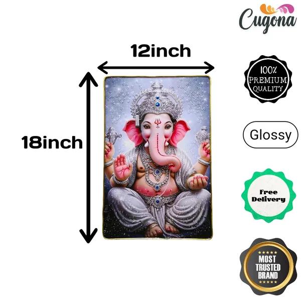 Ganesh_Crystal_Photo_Frame__12x18_Inch_Wall_Art_with_Golden_Frame_&_Epoxy_Resin_Coating_for_Home,_Office_&_Hotels_(Vinayaka_Painting)