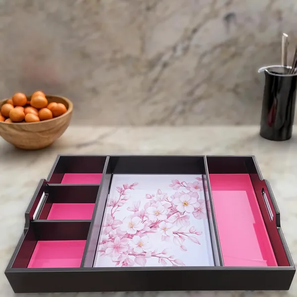 Wooden_Serving_Tray_(5_Compartments,_16x12_inches)_partition_Tray,_Enamel_Coated,_Transitional_Style_Kitchen_Organizer_&_Decorative_Piece_Wooden_partition_Tray_for_Kitchen_Organizer