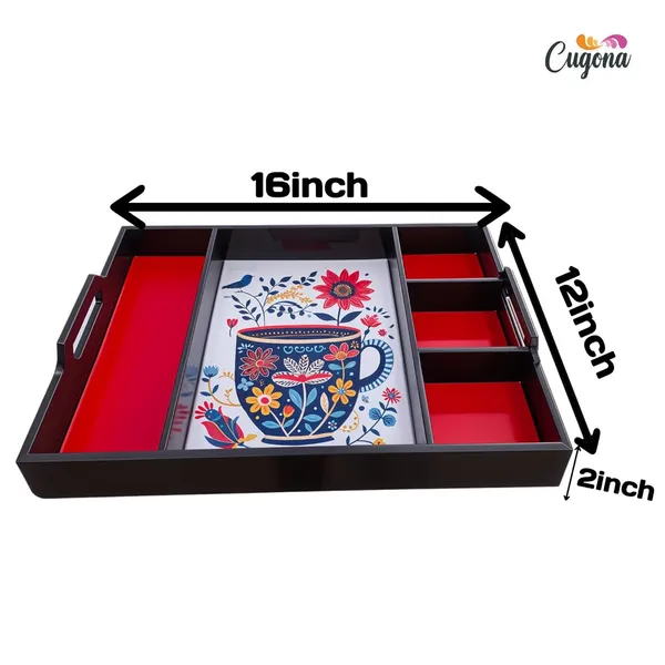 Wooden_Serving_Tray_(5_Compartments,_16x12_inches)_partition_Tray,_Enamel_Coated,_Transitional_Style_Kitchen_Decor_&_Decorative_partition_Tray_|_Trey_for_Kitchen_Organizer
