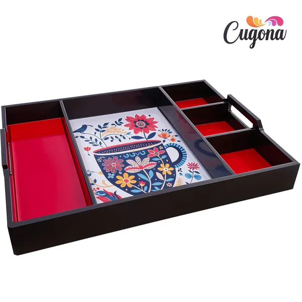 Wooden_Serving_Tray_(5_Compartments,_16x12_inches)_partition_Tray,_Enamel_Coated,_Transitional_Style_Kitchen_Decor_&_Decorative_partition_Tray_|_Trey_for_Kitchen_Organizer