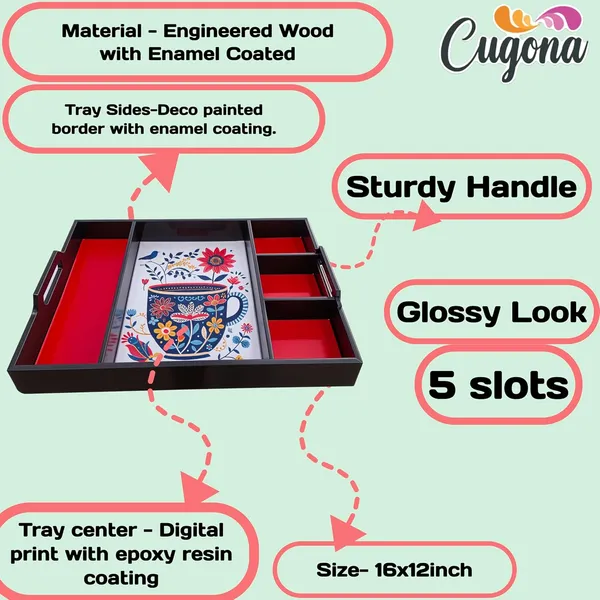 Wooden_Serving_Tray_(5_Compartments,_16x12_inches)_partition_Tray,_Enamel_Coated,_Transitional_Style_Kitchen_Decor_&_Decorative_partition_Tray_|_Trey_for_Kitchen_Organizer