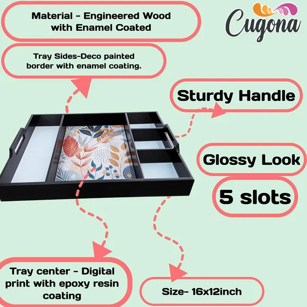 Wooden_Serving_Tray_(5_Compartments,_16x12_inches)_Enamel_Coated,_Transitional_Style_Kitchen_Organizer_&_Decorative_Piece_Wooden_partition_Tray_Tray_for_Kitchen_Organizer_Wooden_Tray