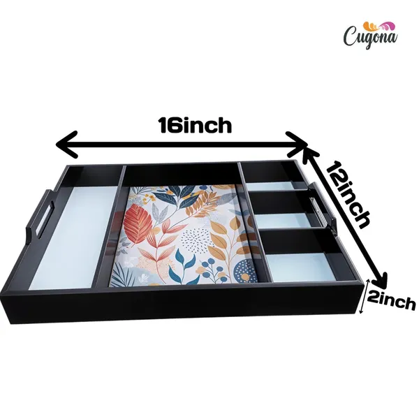 Wooden_Serving_Tray_(5_Compartments,_16x12_inches)_Enamel_Coated,_Transitional_Style_Kitchen_Organizer_&_Decorative_Piece_Wooden_partition_Tray_Tray_for_Kitchen_Organizer_Wooden_Tray
