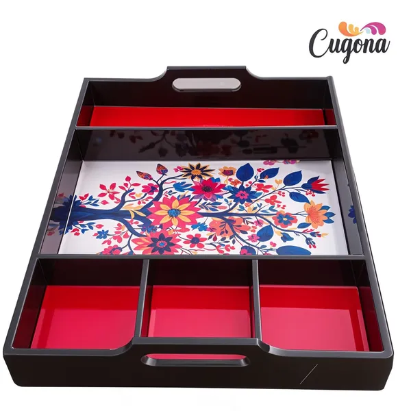 Wooden_Serving_Tray_(5_Compartments,_16x12_inches)_partition_Tray,_Enamel_Coated,_Transitional_Style_Kitchen_Organizer_&_Decorative_Piece_Wooden_partition_Tray_for_Home_Kitchen_Decor