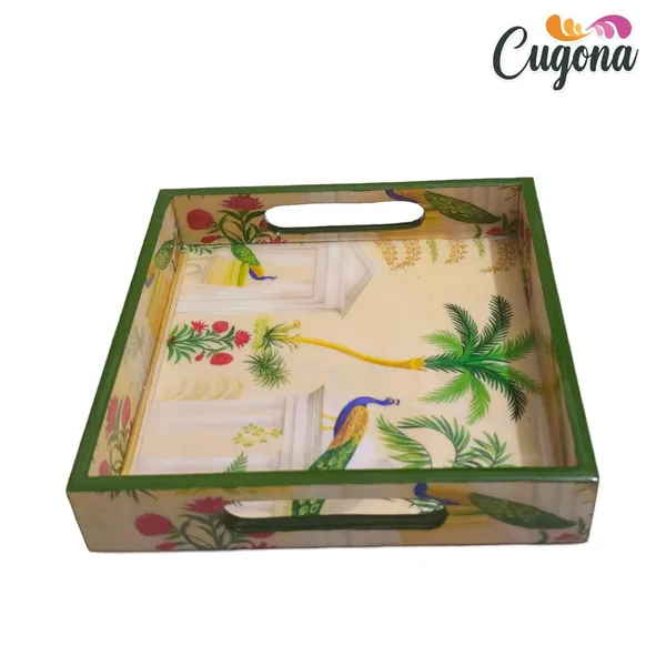 Wooden_Serving_Tray_with_Epoxy_Resin_Coating_-_8x8_Inch_Square_Tray,_Glossy_Finish,_Lightweight_Multipurpose_for_Serving,_Organizing_|_Serving_Tray_for_Dining_Table_Perfect_for_Organizing_oociasion.