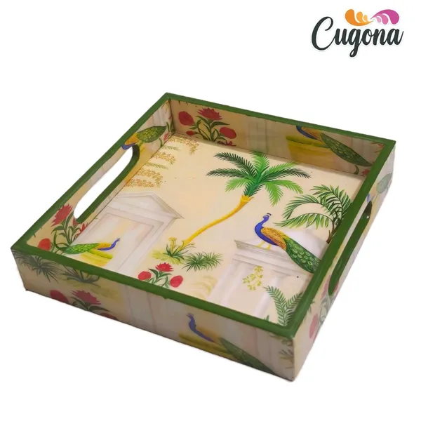 Wooden_Serving_Tray_with_Epoxy_Resin_Coating_-_8x8_Inch_Square_Tray,_Glossy_Finish,_Lightweight_Multipurpose_for_Serving,_Organizing_|_Serving_Tray_for_Dining_Table_Perfect_for_Organizing_oociasion.