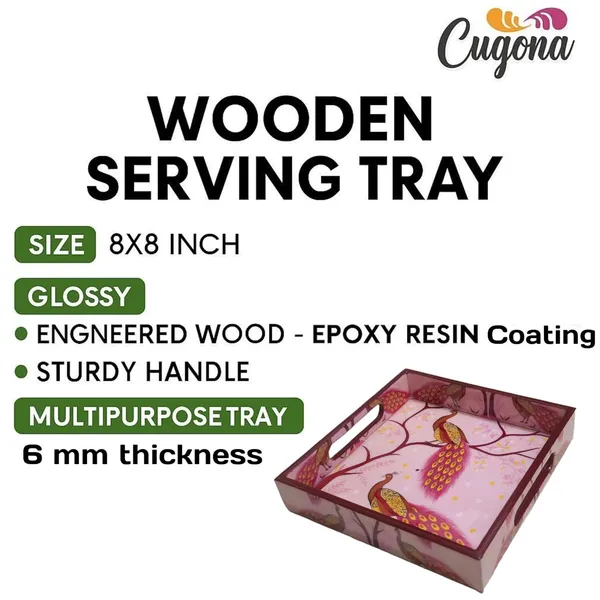 Wooden_Serving_Tray_with_Epoxy_Resin_Coating_-_8x8_Inch_Square,_Glossy_Wooden_Tray,_Multipurpose_for_Trey_for_Decoration,_Organizing_|_Serving_Tray_Woodan_for_Kitchen_Organizer_for_Home.