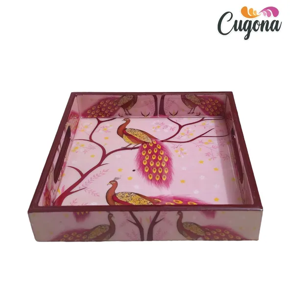 Wooden_Serving_Tray_with_Epoxy_Resin_Coating_-_8x8_Inch_Square,_Glossy_Wooden_Tray,_Multipurpose_for_Trey_for_Decoration,_Organizing_|_Serving_Tray_Woodan_for_Kitchen_Organizer_for_Home.