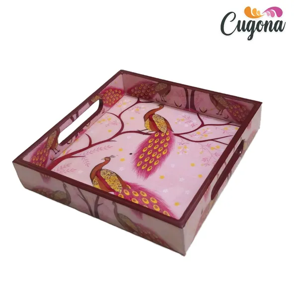 Wooden_Serving_Tray_with_Epoxy_Resin_Coating_-_8x8_Inch_Square,_Glossy_Wooden_Tray,_Multipurpose_for_Trey_for_Decoration,_Organizing_|_Serving_Tray_Woodan_for_Kitchen_Organizer_for_Home.