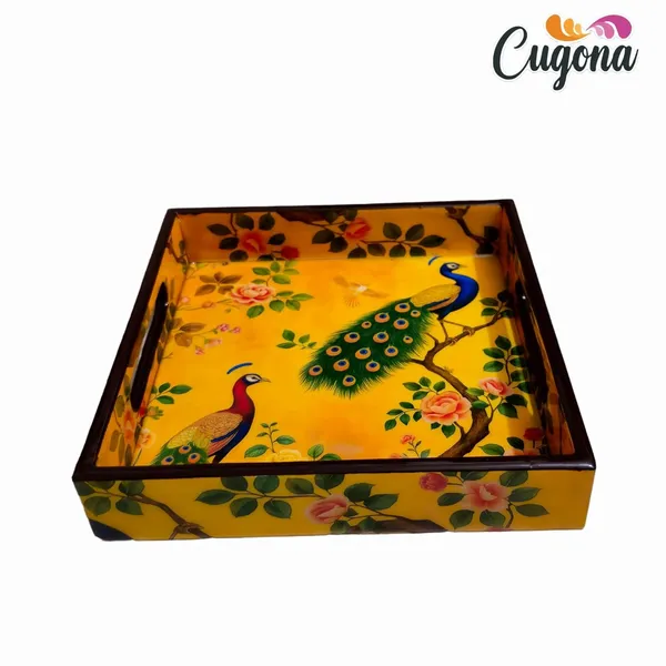 Wooden_Tray_for_Serving_with_Epoxy_Resin_Coating_-_8x8_Inch_Square_Tray,_Glossy_Finish,_Multipurpose_for_Serving,_Decoration_|_Serving_Tray_for_Dining_Table_Perfect_for_Organizing_oociasion.