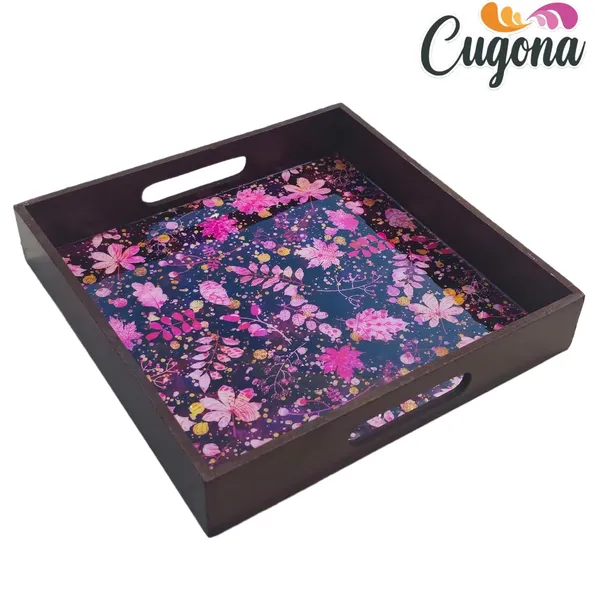 Wooden_Serving_Tray_with_Epoxy_Resin_Coating_-_10x10_Inch_Square_Tray,_Glossy_Finish,_Lightweight_&_Multipurpose_for_Serving,_Organizing_|_Wooden_Tray_for_Dining_Table_Perfect_for_Organizing.